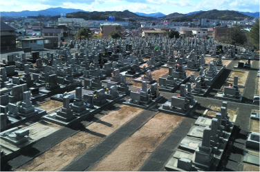 写真：霊園